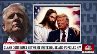Trump posts AI image of Jesus hugging him