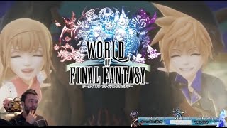 World of Final Fantasy happy (ish) ending cutscene reaction: Tama plushie plz!