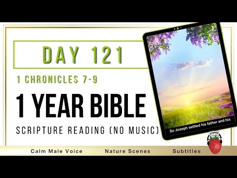 One Year Bible  Day 121 | 1st Chronicles 7- 9 | NIV Audio Bible