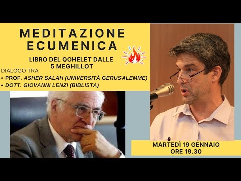 ore 19:30 - Meditazione ecumenica sul libro del Qoelet  - 19/01/2021
