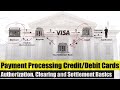 Payment Processing Credit Debit Cards Authorization Clearing And Settlement Basics
