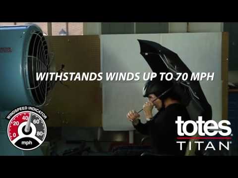 Totes® Titan® Umbrellas Surprisingly Strong