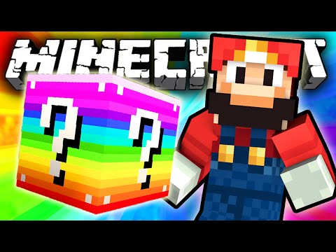 Minecraft: RAINBOW Lucky Block MARIO CHALLENGE!