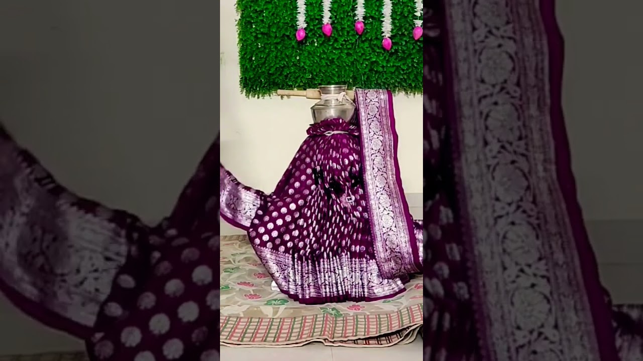 Saree Draping For varamahalakshmi#quickandeasy#varalakshmivratham#trending#lakshmipuja#tulasipooja