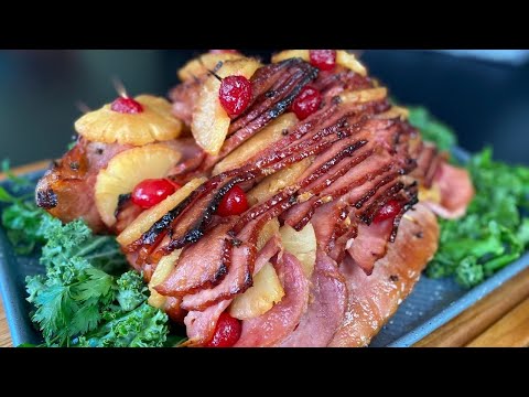 WORLD'S BEST Pineapple Honey Glazed Holiday Ham! Brown Sugar Pineapple Glazed Ham | Easter Recipes