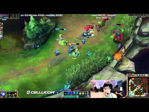 Doublelift prediction flash out of Alistar's Q flash