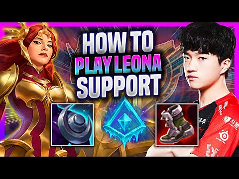 LEARN HOW TO PLAY LEONA SUPPORT LIKE A PRO! | T1 Keria Plays Leona Support vs Blitzcrank!  Season 20
