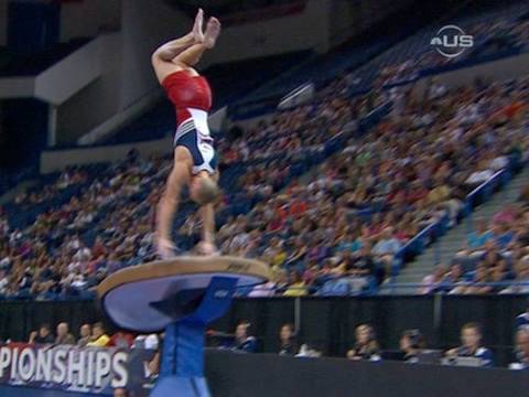 Steven Legendre owns the vault - from Universal Sports