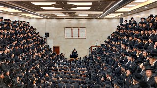 מעמד הדלקת נר א' דחנוכה - ראש הישיבה מגור רבי שאול אלתר | First Night Chanukah 2022 - R' Shaul Alter