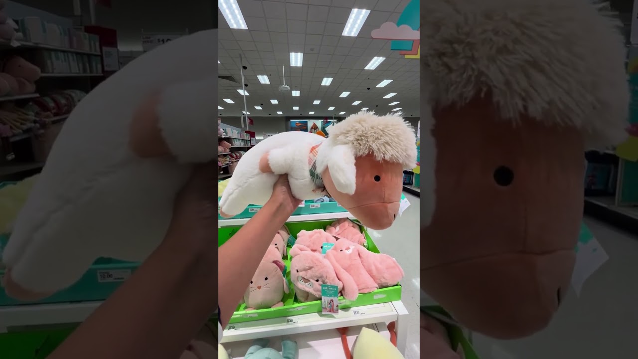 Eeeeek! Spring is here! These Pillowfort weighted plush pillows are adorable!! #target #targetfinds