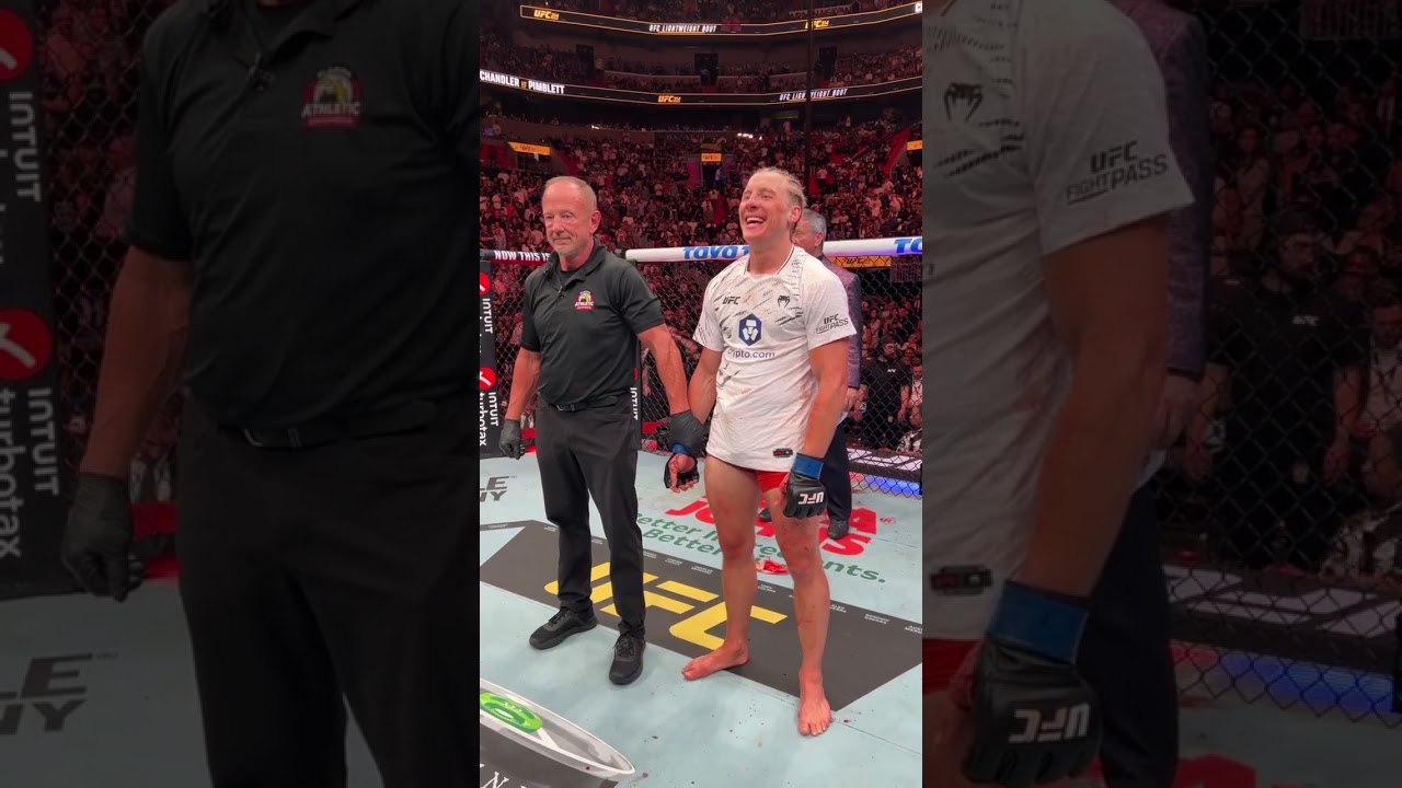 Paddy Pimblett wins via TKO!!! 🚨 #ufc314