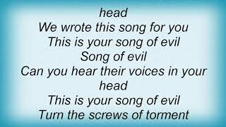 Saxon - Song Of Evil Lyrics