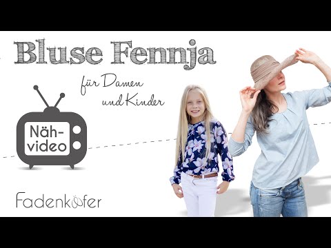 Sewing for beginners blouse/tunic Fennja for women and children