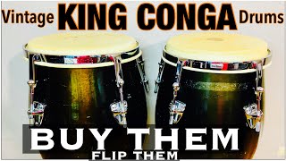 Video thumbnail for Vintage KING CONGA . Percussion Review -RARE DRUMS by Mario Moreno Drums