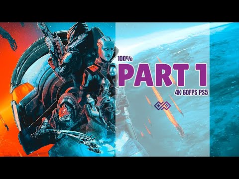 MASS EFFECT: LEGENDARY EDITION - 100% Walkthrough No Commentary - Part 1: Eden Prime [4K 60FPS PS5]