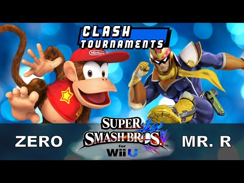 CLASH Invitational for Smash Wii U - ZeRo (Diddy) vs Mr. R (Cpt. Falcon)