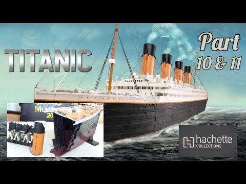 Hachette Titanic Part 10 -11 Weitere Ventile für die Dampfmaschine und erster Schornstein