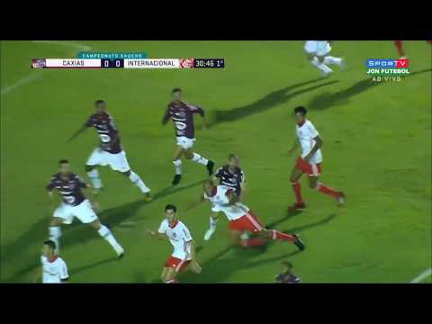Gol do inter Thiago galhardo faz Caxias 0x1 Internacional