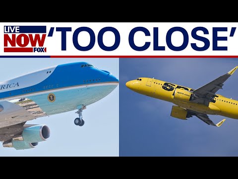 Video | Spirit Airlines plane "too close" to Air Force One, ordered to turn