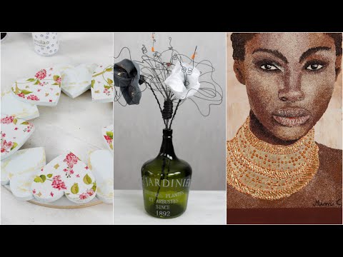 ManosalaObraTv 2018 Programa 109 - Pintar Cuadros - Flores de Tela - Pintar Madera