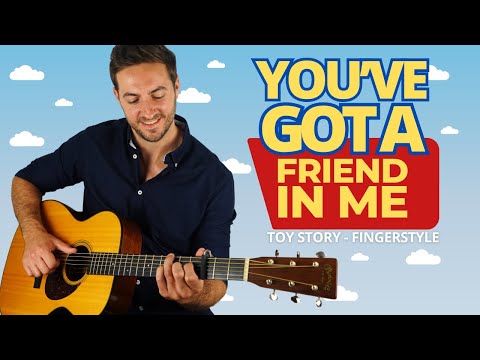 You've Got a Friend in Me - Fingerstyle Guitar Tutorial (Toy Story / Randy Newman)