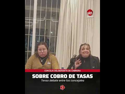 GENERAL CABRERA: TENSO DEBATE EN EL CONCEJO DELIBERANTE.