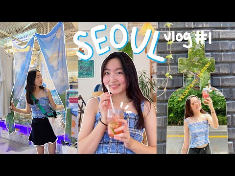 primeira semana na COREIA 🇰🇷 compras em Hongdae, o que como e cafés!