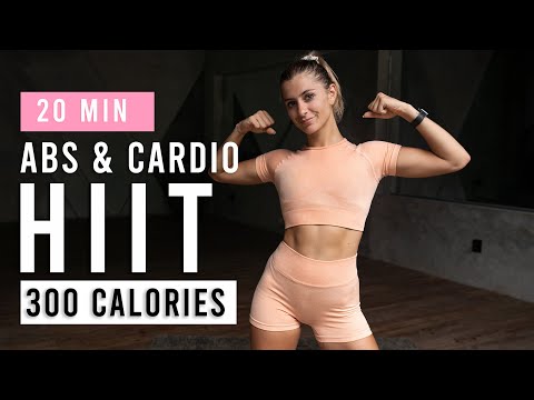 20 Min Abs & Cardio HIIT Workout To Lose Belly Fat | Burn 300 Calories | At Home | No Equipment