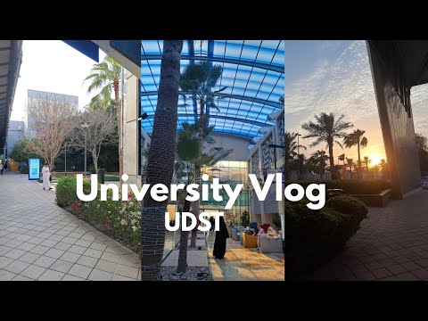 My first day of university vlog │ UDST Qatar