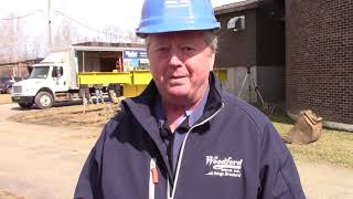 Watch video: Woodford Bros., Inc. Helical Pile Compression Load Test Owego, NY