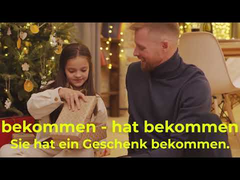 Verben A1-B1 mit Beispielen | Präsens und Perfekt