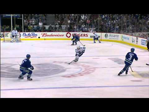 Dion Phaneuf Scores - Leafs @ Canucks - 02/18/2012