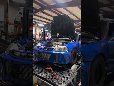 Honda Civic 2000 Brutal dyno #civic #civicek #ekcivic #sleeper #k24