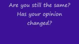 I Don&#39;t Know You Anymore-Savage Garden (lyrics)