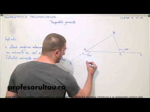 probleme rezolvate triunghi proprietati - profesorultau.ro