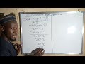 SIMULTANEOUS LINEAR EQUATIONS IN HAUSA 1