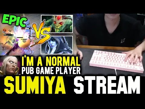 SUMIYA: I'm not comparable with MIRACLE & Pro Players | Sumiya Invoker Stream Moment #472