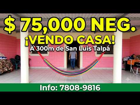 $ 75  NEG. VENDO CASA A 300 MTS DE SAN LUIS TALPA, CALLE A PIMENTAL INF 7808-9816