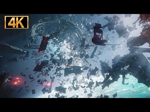 Death Star Debris Field | Space Battle | STAR WARS Battlefront 2 | Xbox Series X Graphics