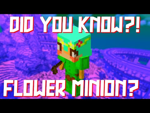 Did you know! FLOWER MINION ! Hypixel Skyblock #Shorts
