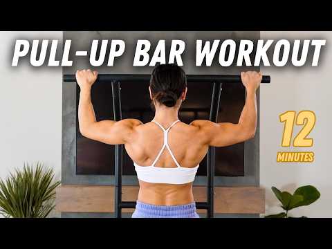 12 Minute Pull-Up Bar Workout (Challenging 🔥)