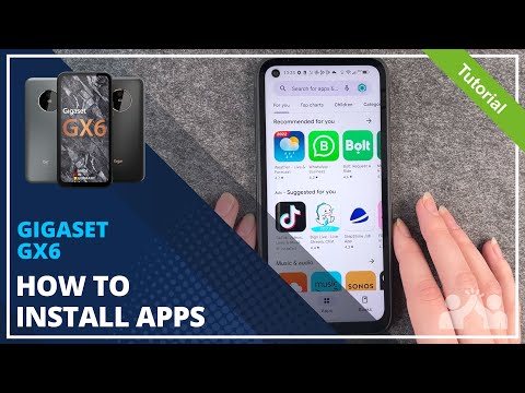 Gigaset GX6 - How to install apps • 📱 • 👨🏼‍💻 • ⬇️ • Tutorial