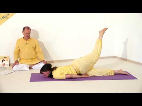 Gedrehte halbe Heuschrecke - Yoga Asana Lexikon
