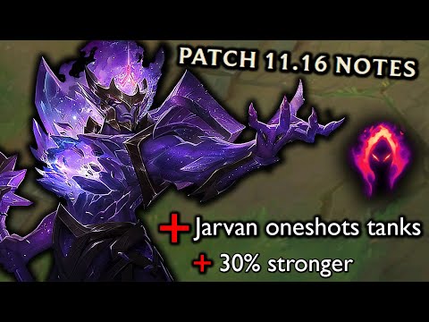 PATCH 11.16 - JARVAN ONESHOTS YOU (INSANE BUFF)