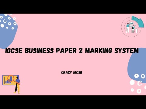 IGCSE BUSINESS 0450 - Business paper 2 marks break up