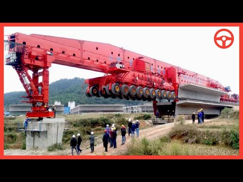 World Amazing Modern Biggest Bridge Construction Machines - Incredible Biggest Oversize Load Truck