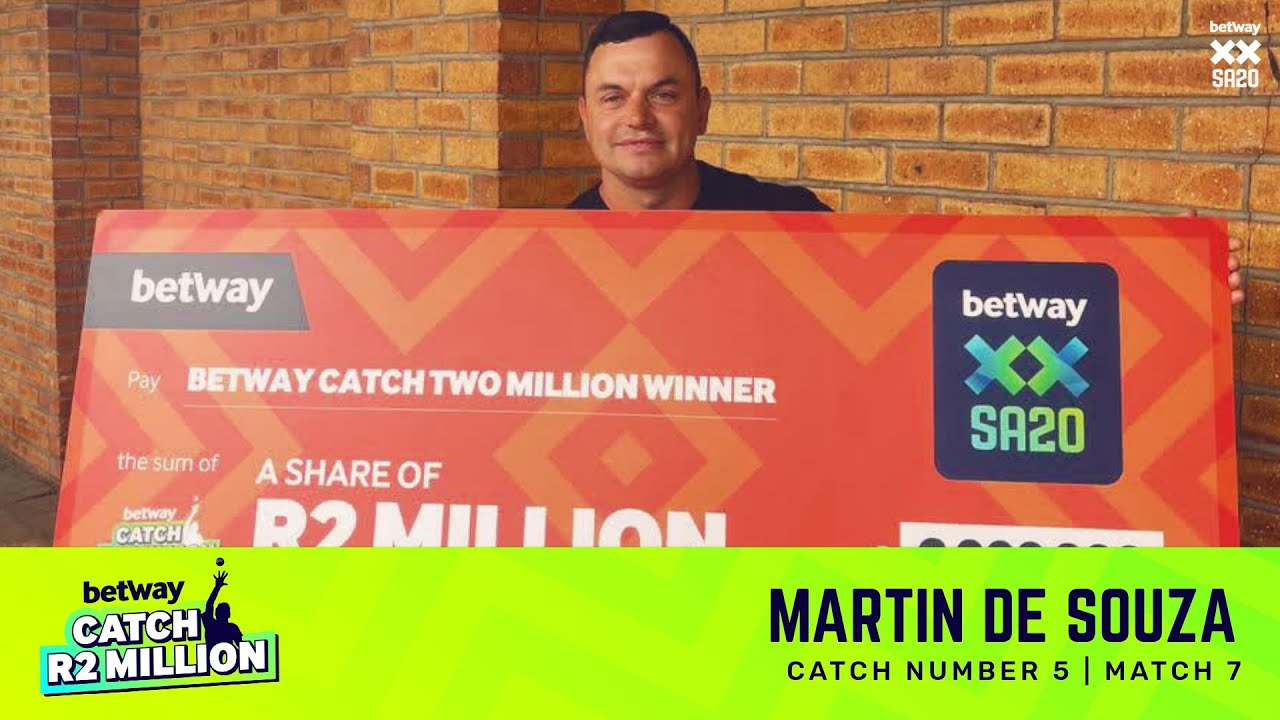 Betway Catch R2 Million | 5th Catch - Martin De Souza | Match 7: SECvPR