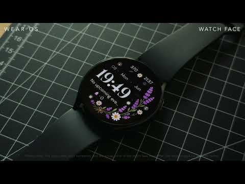 Simple Lavender Watch Face video thumbnail