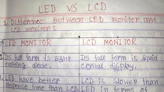 LCD Monitor vs LED Monitor in hindi|Difference between LCD Monitor and LED Monitor|monitor|LCD|LED.