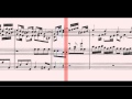 BWV 566 - Prelude & Fugue in E Major (Scrolling)